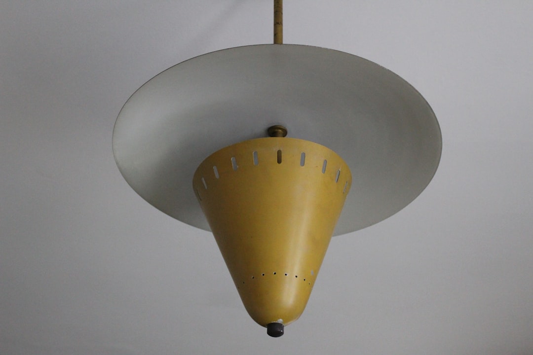 Photo Bauhaus glass ceiling lamp